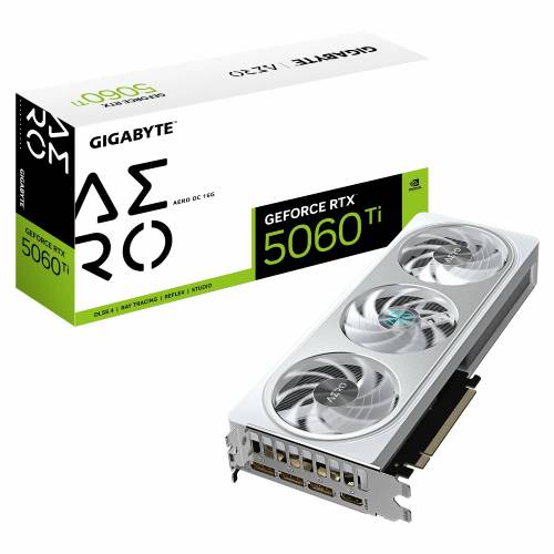 کارت گرافیک گیگابایت مدل GIGABYTE GeForce RTX 5060TI AERO OC 16GB
