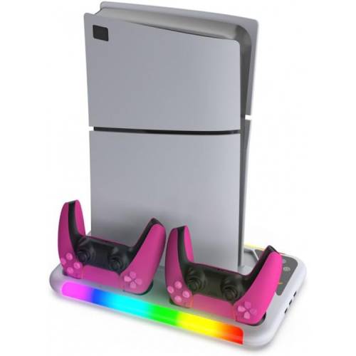 پایه خنک کننده و شارژر چندکاره پلی استیشن 5 دابی مدل DOBE MULTI-FUNCTION COOLING CHARGING DOCK