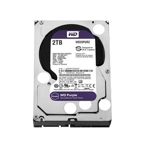 هارد دیسک اینترنال وسترن دیجیتال بنفش ظرفیت 2 ترابایت (شرکتی)