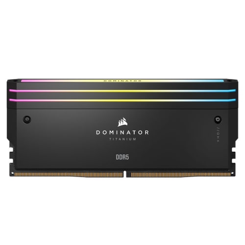 رم کامپیوتر DOMINATOR TITANIUM 32GB(16GBx2) 6000 RGB BLACK CL30