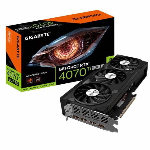 کارت گرافیک گیگابایت مدل GIGABYTE RTX 4070TI SUPER WINDFORCE OC 16GB
