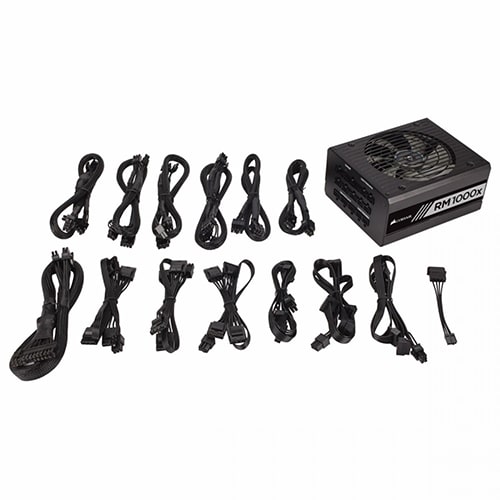 منبع تغذیه کامپیوتر کورسیر مدل CORSAIR RM1000X GOLD FULL MODULAR