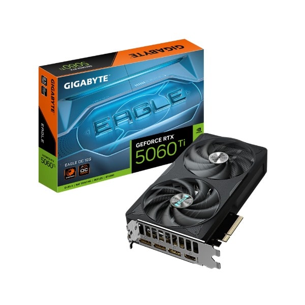 کارت گرافیک گیگابایت مدلGIGABYTE GeForce RTX™ 5060 Ti EAGLE MAX OC 16GB