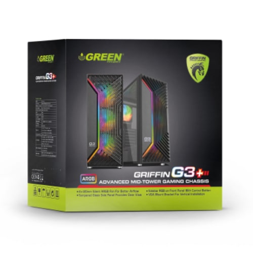 کیس کامپیوتر GREEN GRIFFIN G3 PLUS