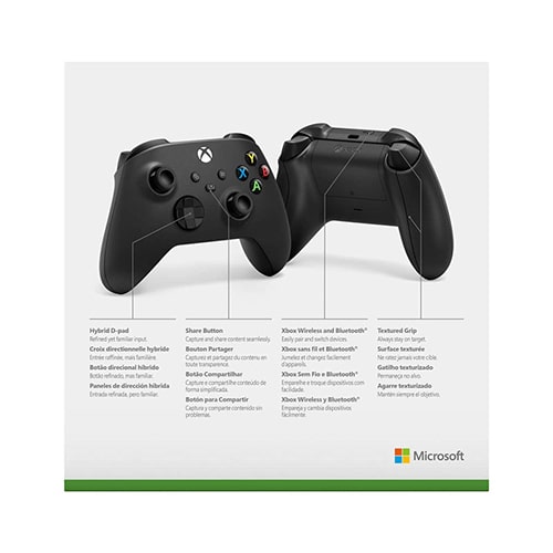 دسته بازی ایکس باکس رنگ مشکی XBOX SERIES X/S